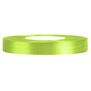 Wstążki satynowe 12 mm 32mb ZIELEŃ CYTRYNOWA 8077
