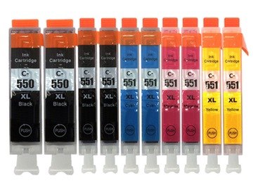 10x Tusze XXL do DRUKARKI CANON PIXMA IP7200 NOWE