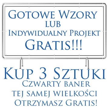 Baner reklamowy Reklama - Fitness Studio 2x1 Szyld