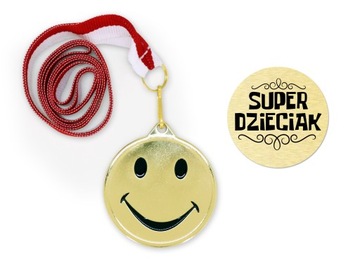 Medal EMOTKA DZIEŃ DZIECKA SZKOŁA DUŻO WZORÓW