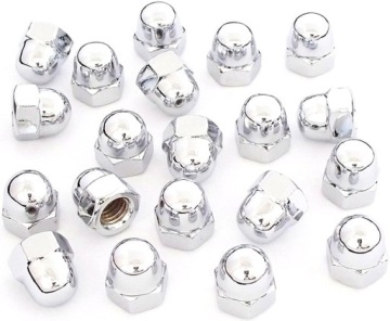 NAKRĘTKA KOŁPAKOWA M10 CHROMOWANA NAKRĘTKI 2 GA 10