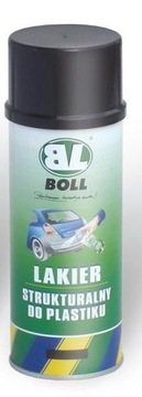 BOLL LAKIER STRUKTURALNY DO PLASTIKU CZARNY 400ML