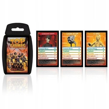 GRA KARCIANA STAR WARS Rebels TOP TRUMPS Karty