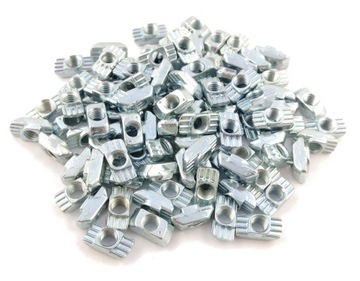 50x Nakrętka młoteczkowa M5 rowek 6mm x 50 sztuk