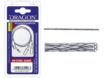 Przypon Dragon HM Steel Guard 1x7 5kg 40cm