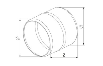 СОЕДИНИТЕЛЬ AWENTA ДЛЯ ТРУБЫ SPIRO FLEX ZM 115