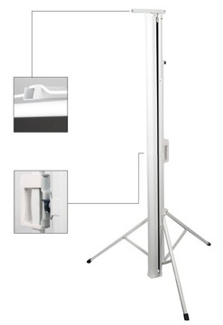 Экран проекционный, ШТАТИВ, 150х150 см, ШТАТИВ