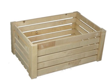 Деревянные коробки. Натуральная коробка 60x40x26 xxl