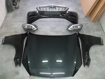 MERCEDES S CLASA 222 W222 NÁRAZNÍK KOMPLETNÍ PŘEDNÍ