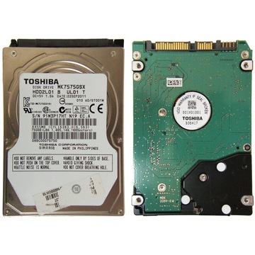 TOSHIBA MK7559GSX | HDD2L01 B UL01T | niewykr 3zF