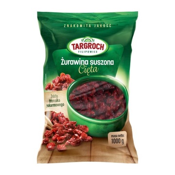 Żurawina suszona cięta 1 kg Targroch