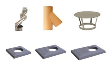 KOMIN FI 160 CERAMICZNY 13m UNIWERSAL HOCH GERMANY