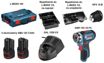 Wiertarko wkrętarka Bosch GSR 12V-15 FC Flex