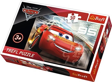 PUZZLE 30 AUTA 3 CARS 18215 TREFL