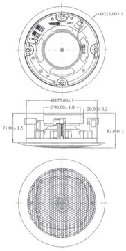 P2 РАДИОПРИЕМНИК СКРЫТОГО МОНТАЖА С BLUETOOTH/SD/USB-MP3 БЕЛЫЙ