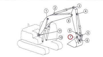 УПЛОТНИТЕЛЬ РЫЧАГА ПЫЛЬНИКА Komatsu 2057062150