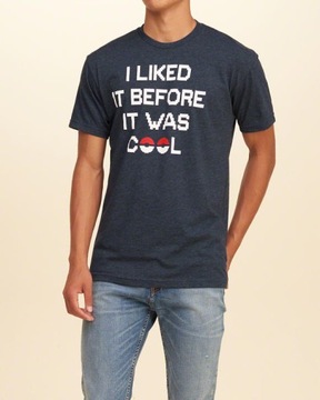 t-shirt Hollister Abercrombie koszulka S hipster
