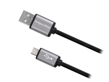 KABEL USB PRZEWÓD WTYK A - MICRO-B 1,8M KM 4304