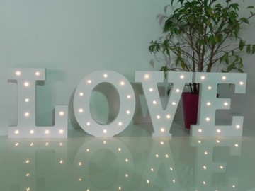 ДОМ ЛЮБОВЬ 20СМ ТОЛЩИНА 2СМ 3D НАДПИСЬ НА СТЕНЕ