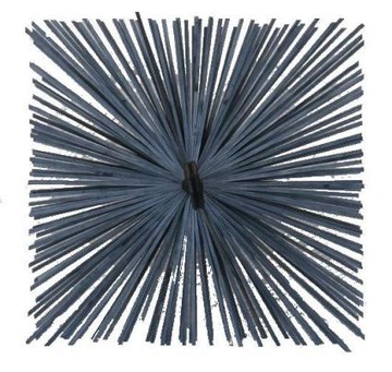 Szczotka kominiarska kominowa 180x180mm kwadratowa wycior do komina 180/180