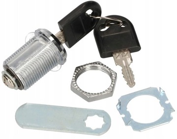 ZAMEK KASETOWY 20 MM SYSTEM 1 KLUCZA DO SKRZYNEK