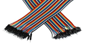 Taśma przewody 20 cm 40-pin M-M męski-męski, nowa
