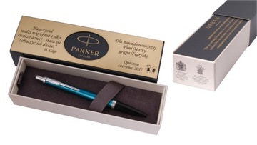 Шариковая ручка PARKER Urban Vibrant Blue CT ENGRAVING