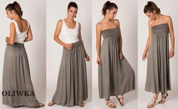 Длинное, воздушное платье МАКСИ-ЮБКА 2в1 ЦВЕТА