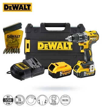 DeWalt DCD791P2 ОТВЕРТКА 18 В 2x 5,0 Ач 70 Нм + БИТЫ