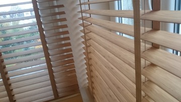 ДЕРЕВЯННЫЕ жалюзи 50мм 35мм 65мм Алюминиевые бамбуковые жалюзи