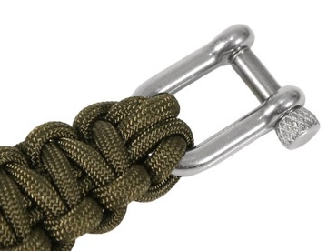 БРАСЛЕТ SURVIVAL TEXAR PARACORD 3,20 м OLIVE MILITARY 250 кг