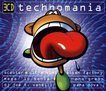 Technomania 3xCD / Scooter / Pro-Gress / Kosmos