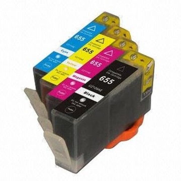 4X ЧЕРНИЛА ДЛЯ ЧИПА HP 655 XL 3525 4615 5525 4625 6525