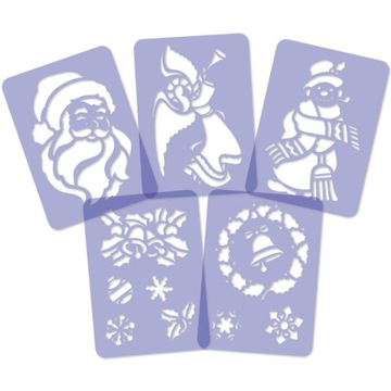 фото ориг. №1, Template to artificial snow stickers sza-xmas-001