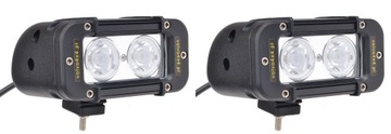 LAMPY DALEKOSIĘŻNE LED 2x 20W CREE SPOT 4x4 12/24v