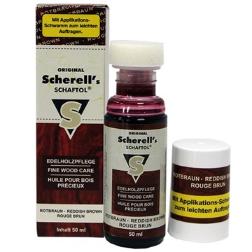 Olej Scherell's SCHAFTOL REDDISH BROWN mahoń