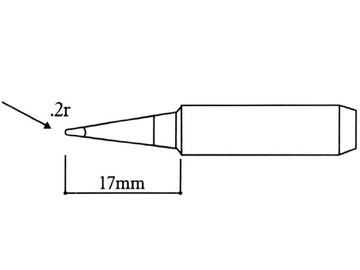 Наконечник для SMD WEP Aoyue PT ZHAOXIN 900M T-I CONE