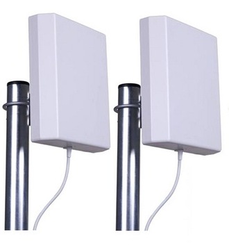 2 * Antena panelowa DUAL LTE 2*14dBi