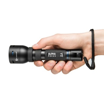 Mocna latarka klasyczna akumulatorowa Falcon Eye 500 lm LED