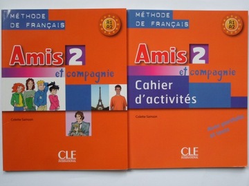 Amis 2 et compagnie A1 A2 Podręcznik+Ćwiczenia+CD