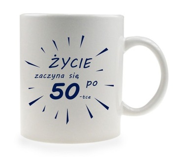 KUBKI Z NADRUKIEM PREZENT NA URODZINY KUBEK 450 ml