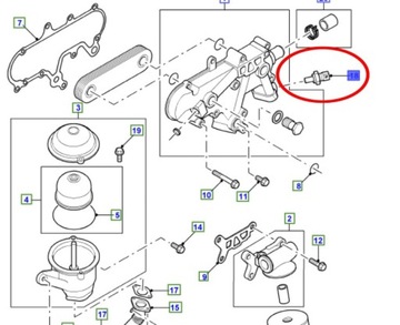 ДАТЧИК ДАВЛЕНИЯ МАСЛА DISCOVERY 2 DEFENDER TD5