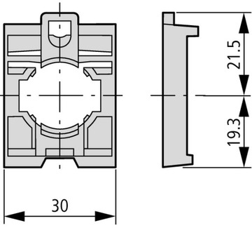 EATON 216374 Кронштейн монтажного разъема M22-A