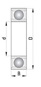 Подшипник шариковый 6202 ZZ C3 SKF 15х35х11мм