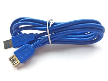 Przedłużacz USB 3.0 Ekranowany kabel AM-AF dł.1,6m