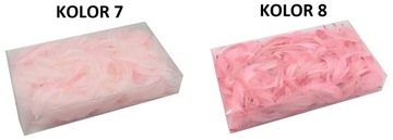 ПЕРЬЯ 50 ГРАММ ПЕРЬЯ ДЕКОРАТИВНЫЕ 24 ЦВЕТА 300 ШТ.