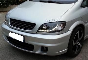 OPEL ZAFIRA A 99-05 РЕШЕТКА ПЕРЕДНЯЯ РЕШЕТКА JOM