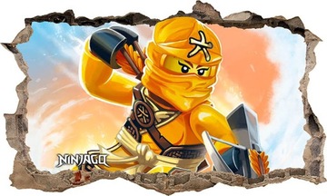 Наклейка на стену LEGO NINJAGO 3D XXL