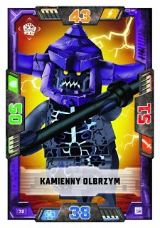 karta nr 72 Kamienny Olbrzym lego nexo knights 2