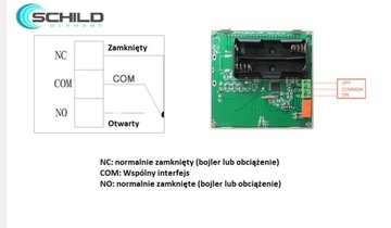 STEROWNIK DO PIECA GAZOWEGO REGULATOR TEMPERATURY TERMOSTAT NA BATERIE